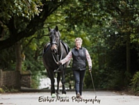 Photoshoot winner, Diane Wood and her horse Arthur